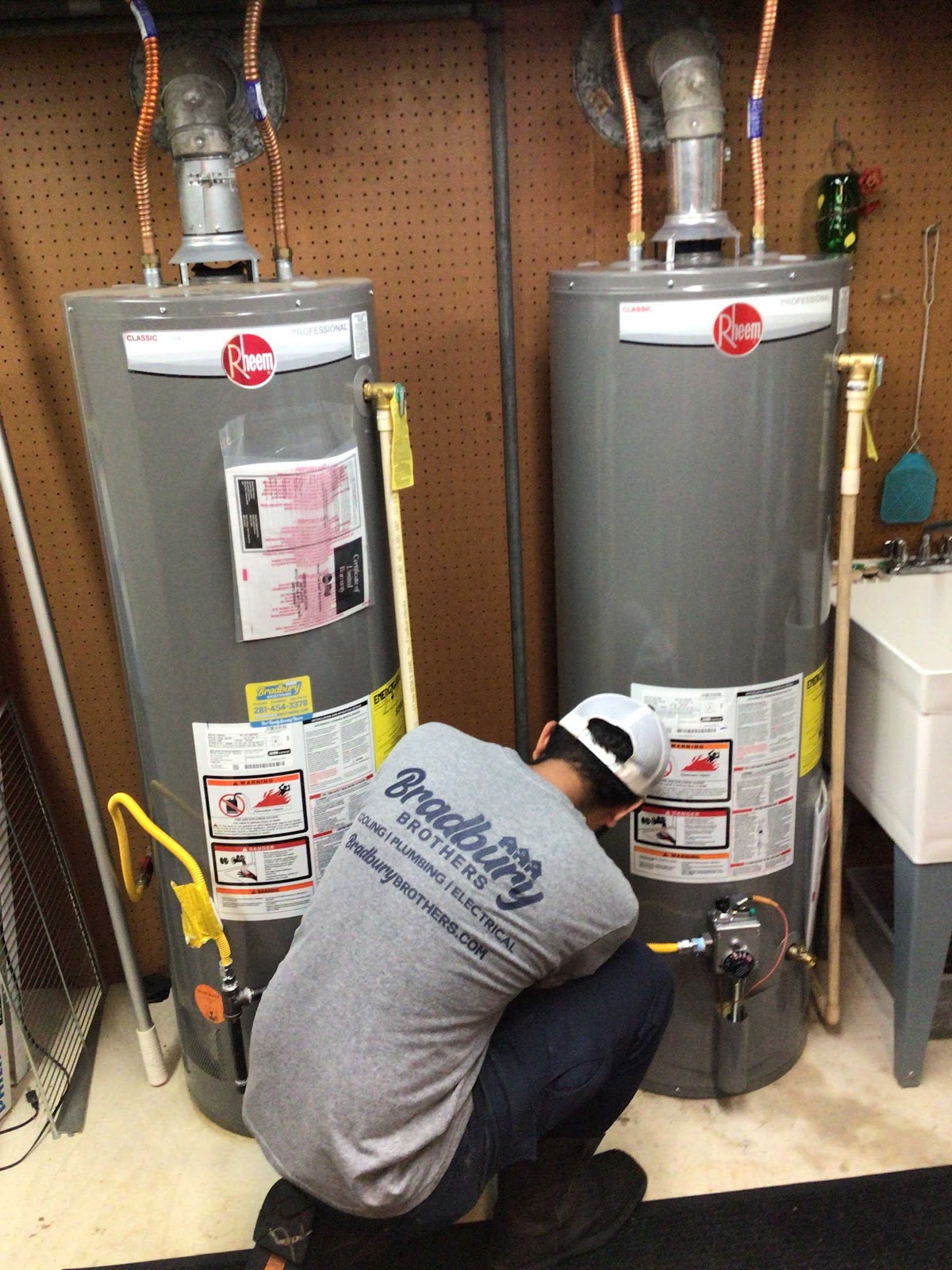 Work by Bradbury Brothers Cooling, Plumbing & Electrical